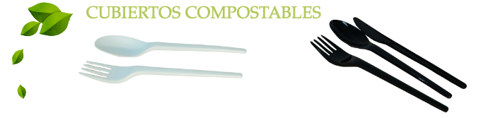 cubiertos, compostables, ecolgicos, sostenibles, bio