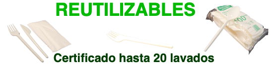 cubiertos de plstico de un solo uso