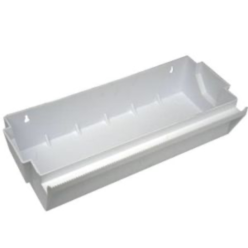 DISPENSADOR PORTARROLLOS PLASTICO BLANCO PARA BOBINA FILM DE 30cmx300mt