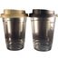 VASOS PLASTICO PP/POLIPROPILENO REFORZADO TRANSPARENTES 300cc