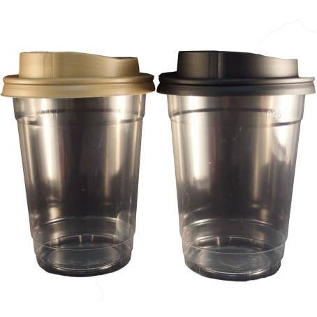 VASO PLASTICO PP/POLIPROPILENO REFORZADO TRANSPARENTE 300cc