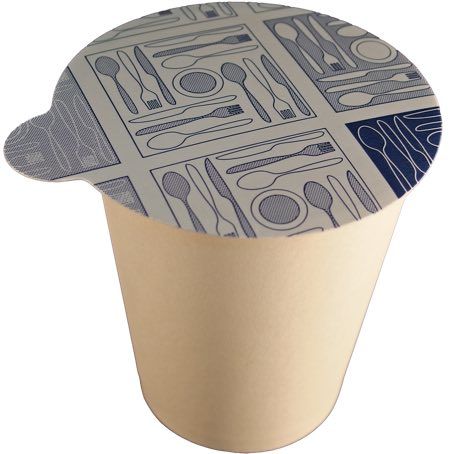 TAPA PAPEL ALTA CALIDAD TERMOSELLABLE ESTANDAR PARA VASOS 6/7onzas CUP006-SUS006-SUS166 DIAMETRO 75mm