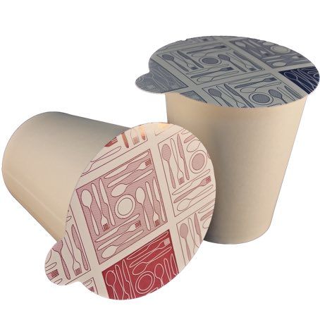 TAPA PAPEL ALTA CALIDAD TERMOSELLABLE ESTANDAR PARA VASOS 6/7onzas CUP006-SUS006-SUS166 DIAMETRO 75mm