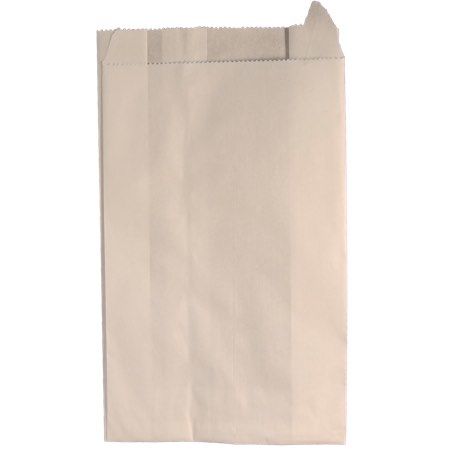 BOLSA PAPEL ANTIGRASA BLANCA ANONIMA 14+6X23cm PARA HAMBURGUESAS, PATATAS, ETC