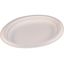 PLATOS CAA DE AZUCAR OVALADOS LLANOS BLANCOS 263X199X20mm
