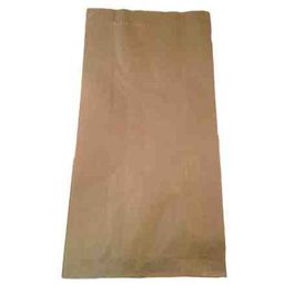 BOLSA PAPEL KRAFT MARRON ANONIMA 14+6X30cm PARA PANADERIA Y BOLLERIA