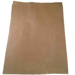 BOLSA PAPEL KRAFT MARRONE ANONIMA 18+7X35cm PARA PANADERIA BOLLERIA Y CHURROS