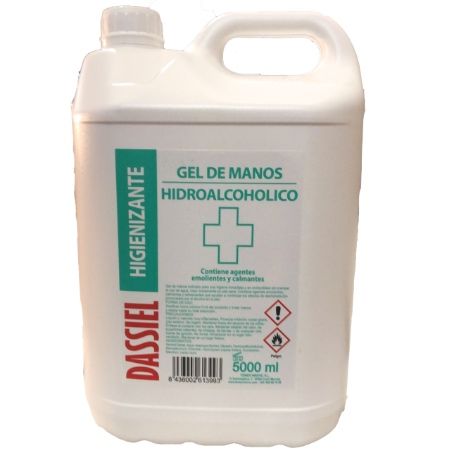 GARRAFA GEL HIDROALCOHOLICO 5000 ml