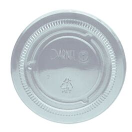 TAPA PLASTICO PET TRANSPARENTE REDONDA 68mm PARA TARRINA SALSERA 1,5-2 Y 2,5onzas