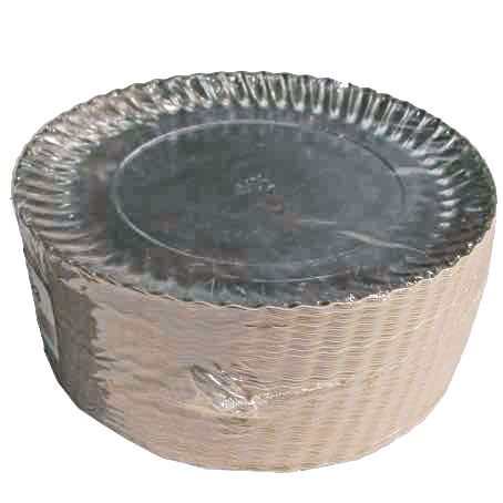 PLATO/BANDEJA CARTON ESTRIADO PLATA Nº9B 300mm