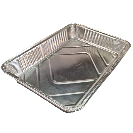 BANDEJA ALUMINIO RECTANGULAR GASTRONORM 160my 5350cc 527X325X38mm PARA ASADOS