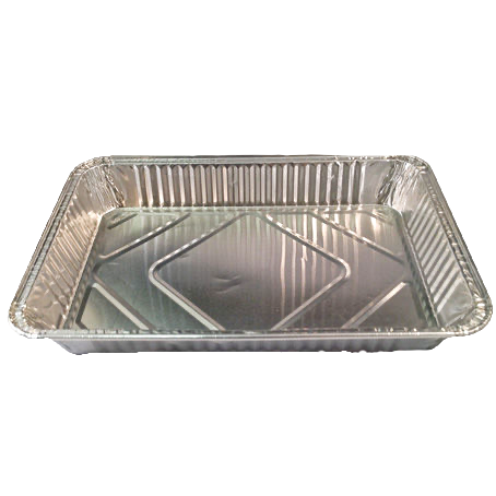 BANDEJA ALUMINIO RECTANGULAR GASTRONORM 160my 5350cc 527X325X38mm PARA ASADOS