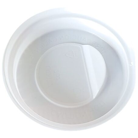 TAPA PLASTICO PS/POLIESTIRENO BLANCA ALTA SIN AGUJERO 60mm PARA VASO CUP004,SUS004 Y SUS144