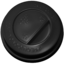 TAPAS PLASTICO PS/POLIESTIRENO NEGRAS ALTAS SIN AGUJERO 80mm PARA VASOS SUS008, SUS009, SUS199 Y CUP009