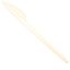 CUCHILLOS PLASTICO PS/POLIESTIRENO REUTILIZABLE CREMA 165mm (20x100)