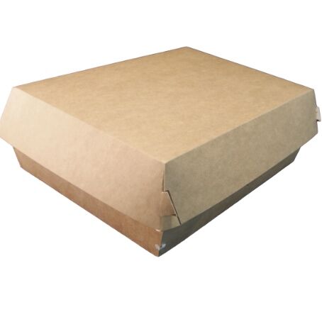 ENVASE CARTON KRAFT RECTANGULAR SIN DIVISIONES 145X190X72mm PARA MENU