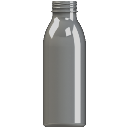 BOTELLA PLASTICO R-PET TRANSPARENTE REDONDA 500cc PARA ZUMOS-LACTEOS