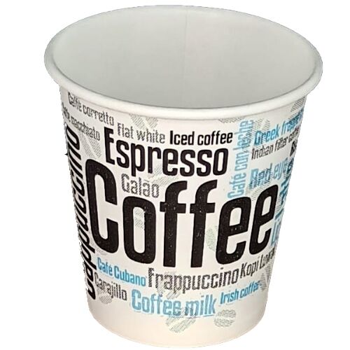 VASO PAPEL DISEÑO COFFEE 110ml 4onzas PARA BEBIDAS CALIENTES, CAFE