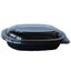 TAPAS PLASTICO OPS ANTIVAHO TRANSPARENTE OVALADAS 193X141X27mm PARA MICROONDAS PARA BANDEJA YPC6601K2
