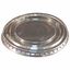 TAPAS PLASTICO PET TRANSPARENTES PLANAS CON CRUZ 95mm PARA VASOS 11258-11259-11187
