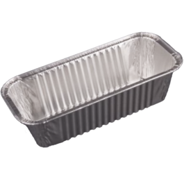 ENVASE ALUMINIO RECTANGULAR 690cc 205x94x60mm PARA PLUM CAKE