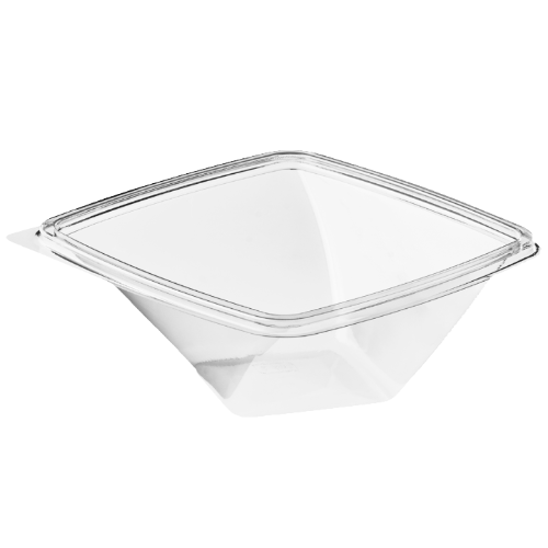 ENVASE PLASTICO PET TRANSPARENTE TWIST+TAPA PLANA 2000cc 64onzas 232X232X97mm