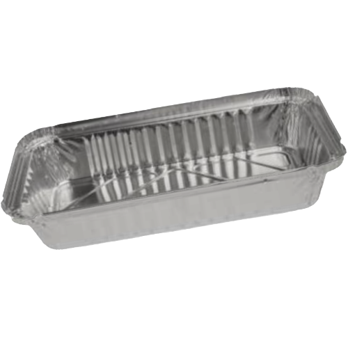 ENVASE ALUMINIO RECTANGULAR 650cc 144X194X33mm PARA CANELONES