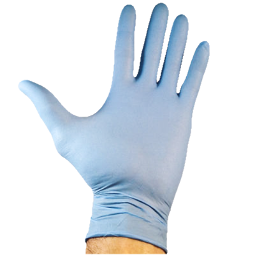 GUANTES NITRILO AZUL SIN POLVO TALLA XL EXTRA GRANDE