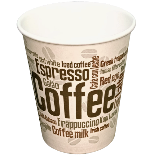 VASO PAPEL DISEÑO COFFEE 266ml 8/9onzas PARA BEBIDAS CALIENTES, CAFE