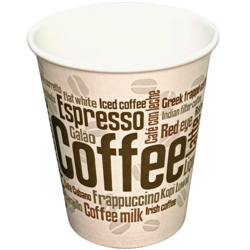 VASO PAPEL DISEO COFFEE 266ml 8/9onzas PARA BEBIDAS CALIENTES, CAFE