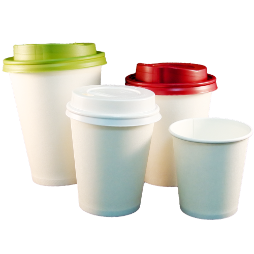 VASO PAPEL BLANCO 266ml 8/9onzas PARA BEBIDAS CALIENTES, CAFE