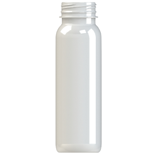 BOTELLA PLASTICO R-PET TRANSPARENTE REDONDA 250cc PARA ZUMOS-LACTEOS
