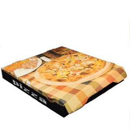 CAJA CARTON CUADRADA 330X330X45mm PARA PIZZAS