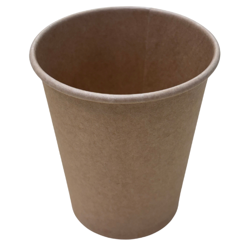 VASO PAPEL MARRON KRAFT 266ml 8/9onzas MARCADO CE PARA BEBIDAS CALIENTES, CAFE
