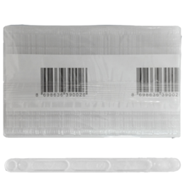 PALETINAS/REMOVEDORES PLASTICO PS/POLIESTIRENO TRANSPARENTES AUTO FLOWPACK 90mm