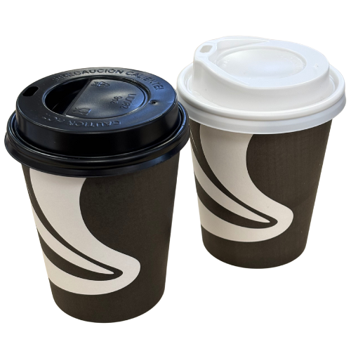 VASO PAPEL DISEÑO ESTANDAR ONDAS 266ml 8/9onzas PARA BEBIDAS CALIENTES, CAFE