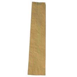 BOLSA PAPEL KRAFT MARRON ANONIMA fondo plana 9+5X48cm PARA PANADERIA Y BOLLERIA 1BARRA (4895KA)