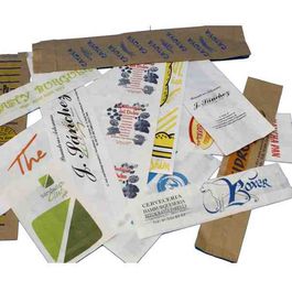 BOLSA PAPEL KRAFT MARRON ANONIMA fondo plana 9+5X48cm PARA PANADERIA Y BOLLERIA 1BARRA (4895KA)