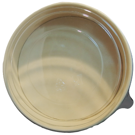 TAPA ENSALADERA PLASTICO PET TRASNPARENTE DIAM.150mm PARA TARRINA ERPAEN000012