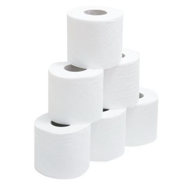 BOBINAS PAPEL HIGIENICO DOMESTICO CELULOSA BLANCO 2 capas PAQUETE DE 84 ROLLOS DE 30mt