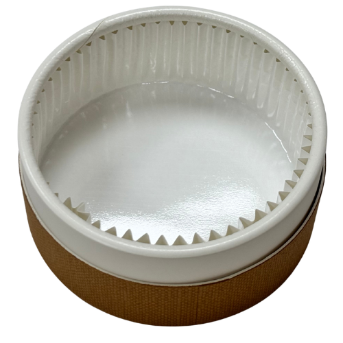 ENVASE TARTA QUESO F16 MARRON CARTON 700ml 160x70mm (10X5)