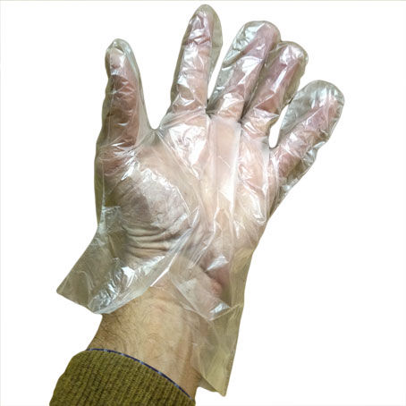 GUANTES PLASTICO POLIETILENO DESECHABLES