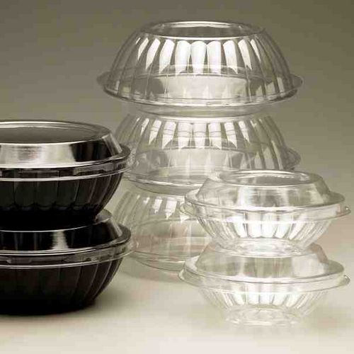 ENVASE/BOL PLASTICO 70% R-PET reciclado TRANSPARENTE TAPA SEPARADA REDONDO 250cc 8onzas 120X40mm