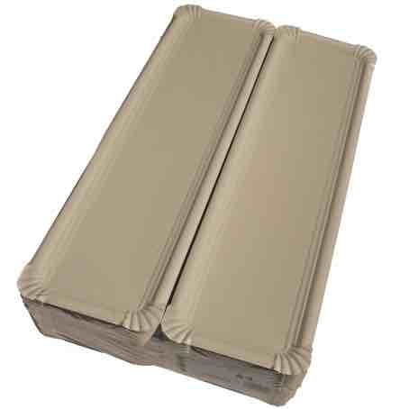 BANDEJAS CARTON "E" RECTANGULARES NºA4 450X130mm PARA PASTELERIA