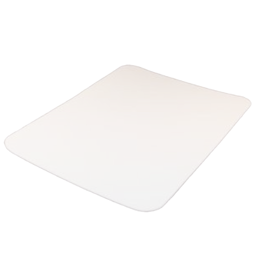 LAMINA RECTANGULAR PLASTICO PP/POLIPROPILENO BLANCA SEMIRIGIDA 300micras 210X150mm